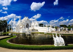 Biała, Świątynia Wat Rong Khun, Tajlandia