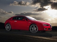 Czerwona, Alfa Romeo, Brera