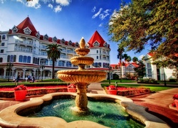 Hotel Disney Grand Floridian, Ogród, Fontanna, USA