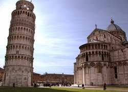 Włochy, Piza, Krzywa Wieża, Kościół