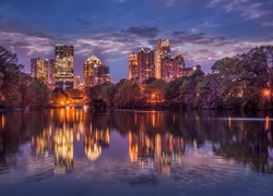 Stany Zjednoczone, Georgia, Atlanta, Miasto nocą