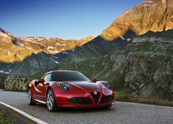 Alfa Romeo, 4C, Droga, Góry