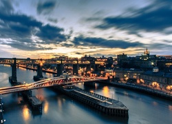 Tyne, Most, Anglia, Panorama