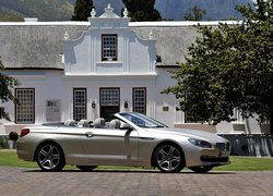 BMW 6, Cabrio, Dom, Drzewa