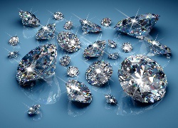 Kamienie Szlachetne, Połyskujące, Diamenty