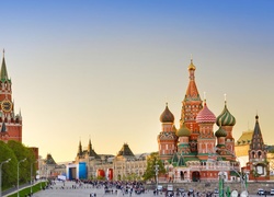 Rosja, Moskwa, Cerkiew Wasyla Błogosławionego