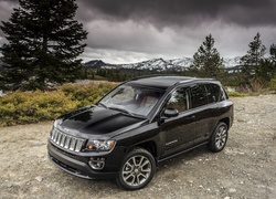 Jeep, Compass, Limited, Czarny, Metalik