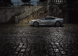 Aston Martin DBS, Ulica, Kostka, Brukowa, Mur, Schody