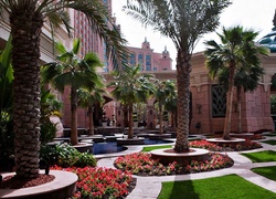 Hotel, Atlantis, Palmy, Dubaj