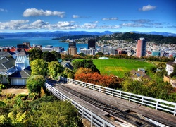 Panorama, Miasta Wellington, Nowa Zelandia