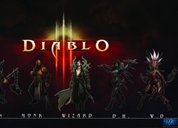 Diablo 3,Monk, Wizard