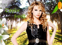 Taylor Swift, Kwiaty, Napis