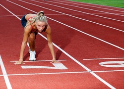 Sportsmenka, Lekkoatletyka, Bieg, Start