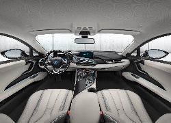 BMW i8, wnętrze, kokpit