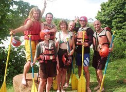 Rafting,wiosła, kaski ,kapoki