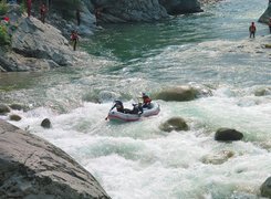 Rafting,spływ, rzeka, wiosła , ponton