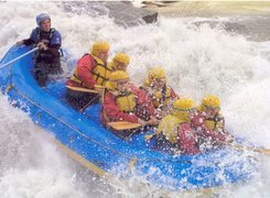 Rafting,spływ, rzeka, wiosła , ponton