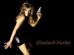 Elizabeth Hurley, Sexy, pistolet