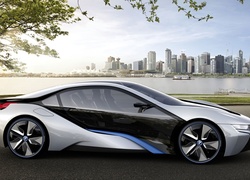 BMW i8, Miasto, Drapacze chmur