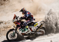 KTM, Motocyklista, Rajd, Dakar