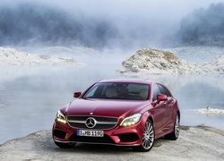 Mercedes Benz, CLS 500, Mgła, Staw