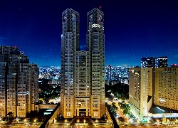 Tokio, Drapacze chmur, Miasto nocą