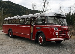 Zabytkowy, Autobus, Volvo, 1957