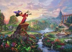 Disney, Thomas Kinkade, Myszka Miki, Malarstwo