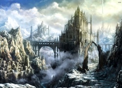 Fantasy, Zamek, Mgła