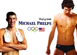 Michael Phelps, pływanie, sport, olimpiada, Pekin 2008