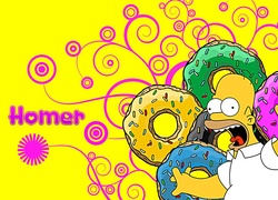 Homer, The Simpsons, Simpsonowie, ciasteczka