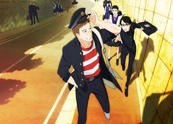 Sakamichi no Apollon, chłopak, mundurek, ulica, anime