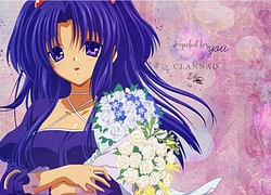 Kotomi Ichinose, Clannad, anime, kwiaty