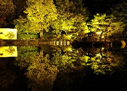 park, Nakajima, Sapporo, Japonia, Staw