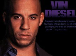 Vin Diesel,ciemne oczy