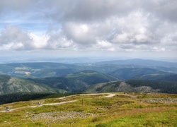 Góry Karkonosze, Widok ze Śnieżki