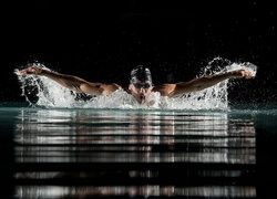 Sport, Pływanie, Mężczyzna