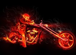 Ognisty, Ghost rider, Fractalius