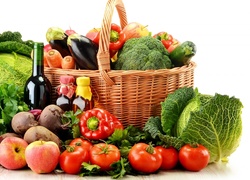 Warzywa, Owoce, Koszyk