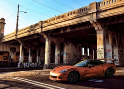 corvette Z06 , tuning, wiadukt