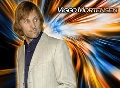 Viggo Mortensen,beżowa marynarka