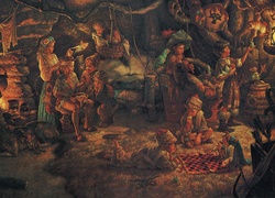 Scott Gustafson, Malarstwo, Piotruś Pan, Dzieci