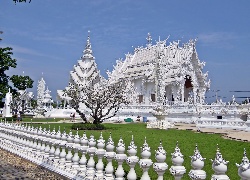 Biała Świątynia, Wat Rong Khun, Prowincja Chiang Rai, Tajlandia