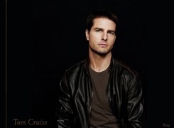 Tom Cruise,czarna kurtka