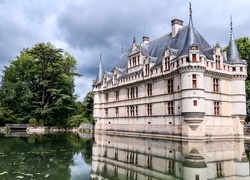 Zamek, Azay, le Rideau, Francja