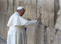 Papież, Franciszek, Ściana płaczu