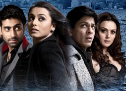 Aktorzy,Rani, Mukherjee, Preity Zinta, Shahrukh, Khan, Bollywood, Film,  Nigdy, Nie, Mów, Żegnaj