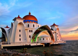 Morze, Świt, Meczet, Malezja