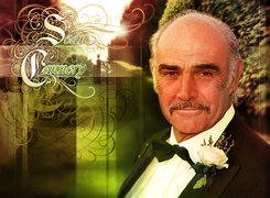 Sean Connery,muszka, kwiatek