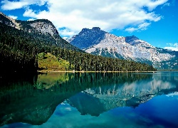 Kanada, Kolumbia Brytyjska, Park Narodowy Yoho, Jezioro Emerald Lake